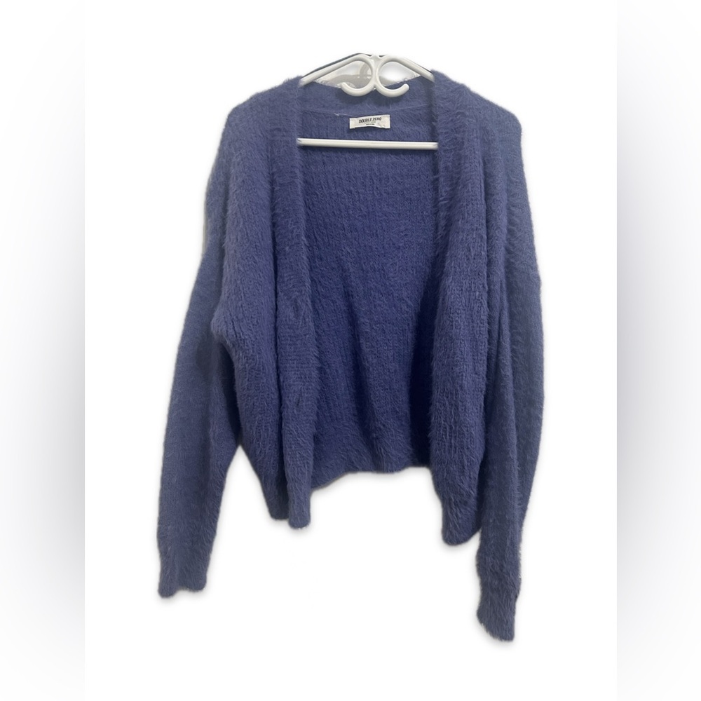 Double Zero Cozy Purple Cardigan